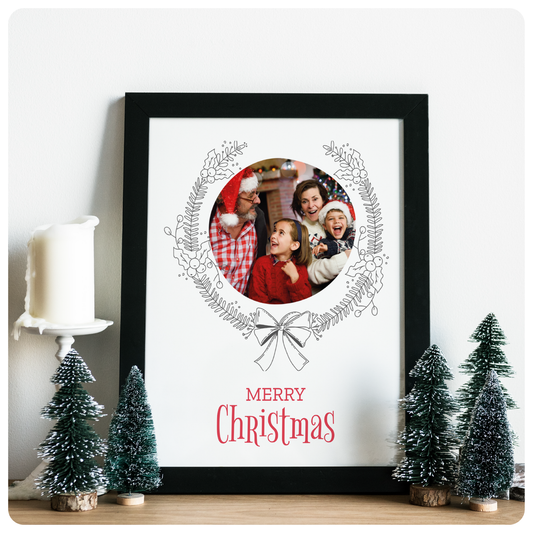 Personalized Wooden Christmas Photo Frame